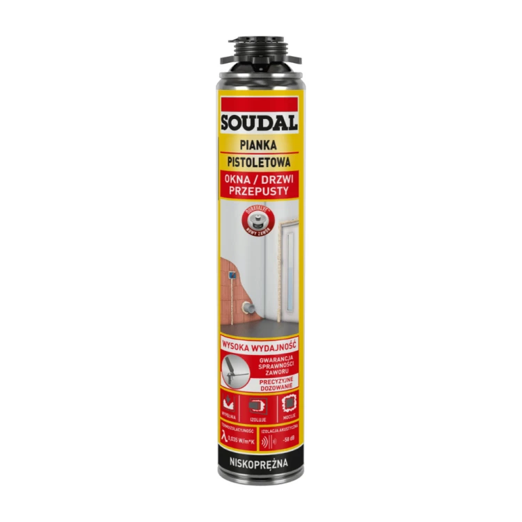 Soudal Yellow pianka pistoletowa 750ml