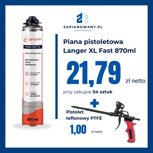 Zestaw 54x Langer XL Fast 21,79 plus pistolet teflonowy.webp.webp