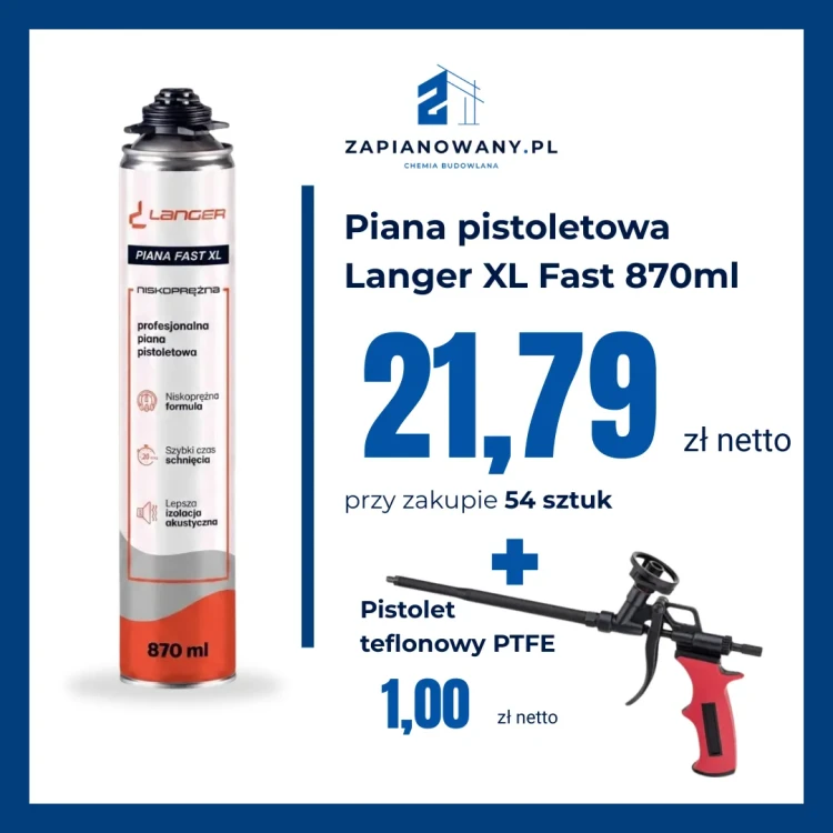 Zestaw 54x Langer XL Fast 21,79 plus pistolet teflonowy.webp.webp
